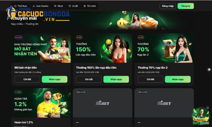 86Bet - Địa chỉ cá cược bóng đá hàng đầu đến từ Châu Âu Khuyến mãi hấp dẫn