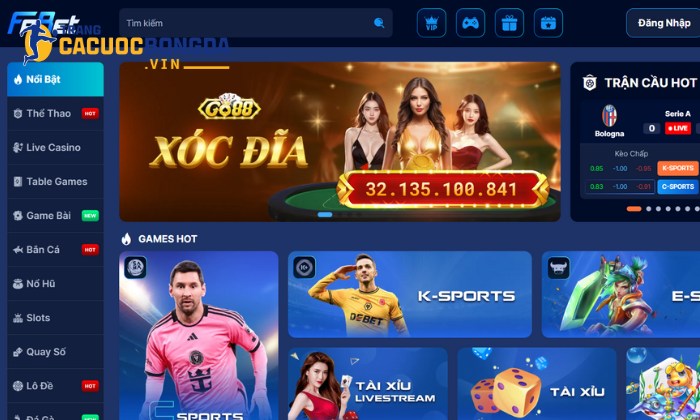 Chơi kèo tẹt ga kiếm thưởng cực khủng cùng Fabet Nền tảng Fabet chơi cá cược thể thao cực chất