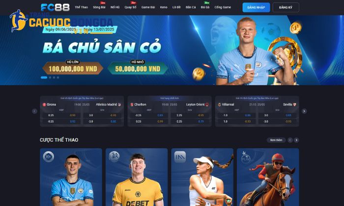 FC88 - Sân chơi cá cược thể thao hàng đầu Châu Á Giới thiệu tổng quan về nhà cái FC88