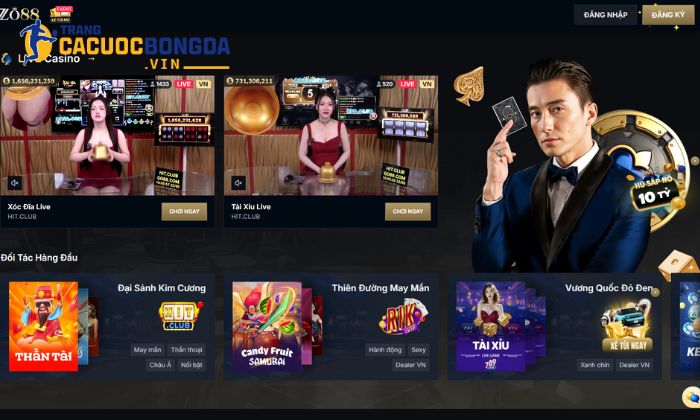Zo88 – Sự lựa chọn hoàn hảo cho tín đồ mê cá cược thể thao Giao diện đẳng cấp